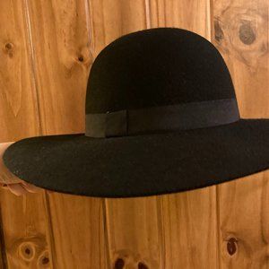 Retro Black Floppy Hat